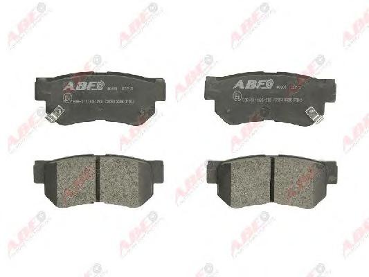 Комплект тормозных колодок, дисковый тормоз ABE