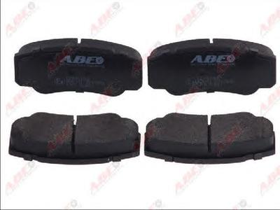 Комплект тормозных колодок, дисковый тормоз ABE C21051ABE