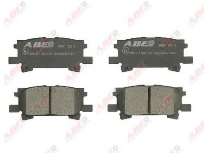 Комплект тормозных колодок, дисковый тормоз ABE
