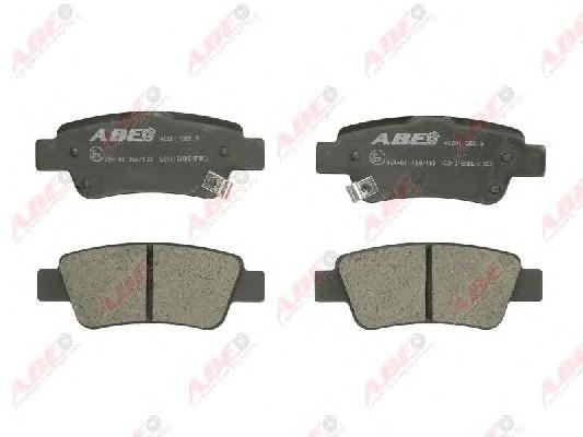 Комплект тормозных колодок, дисковый тормоз ABE