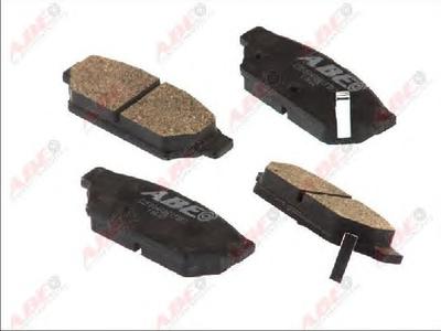Комплект тормозных колодок, дисковый тормоз ABE C25004ABE