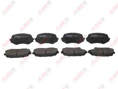Комплект тормозных колодок, дисковый тормоз ABE C25014ABE