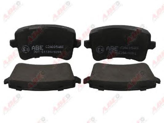 Комплект тормозных колодок, дисковый тормоз ABE