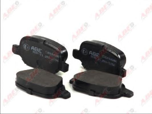 Комплект тормозных колодок, дисковый тормоз ABE