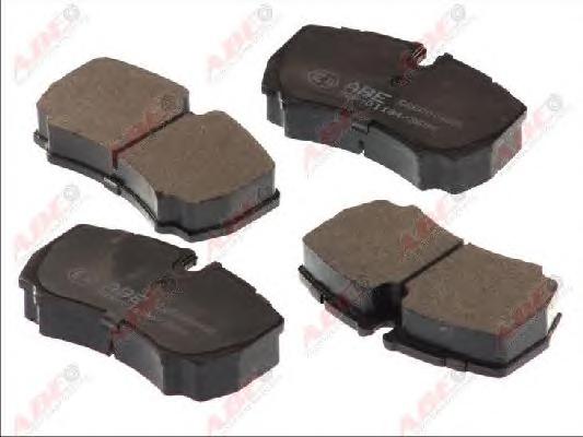 Комплект тормозных колодок, дисковый тормоз ABE