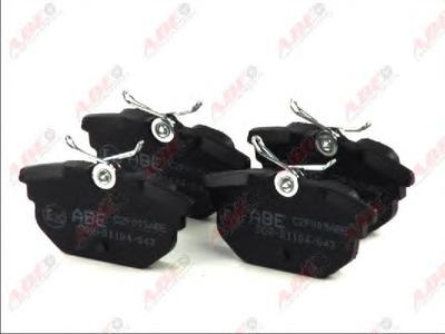 Комплект тормозных колодок, дисковый тормоз ABE