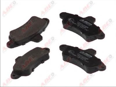 Комплект тормозных колодок, дисковый тормоз ABE C2G012ABE