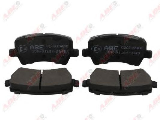 Комплект тормозных колодок, дисковый тормоз ABE