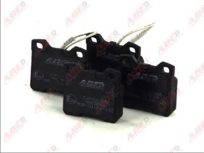 Комплект тормозных колодок, дисковый тормоз ABE C2P002ABE