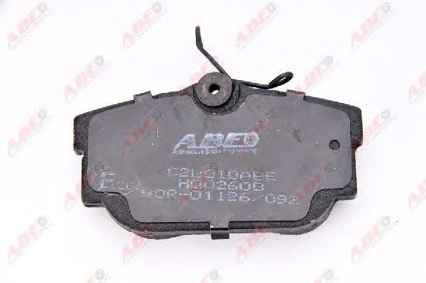 Комплект тормозных колодок, дисковый тормоз ABE