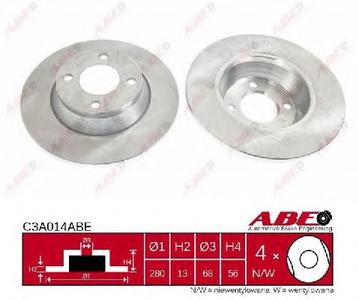 Тормозной диск ABE C3A014ABE
