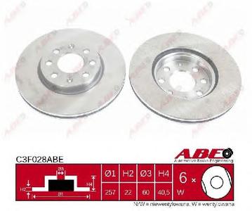 Тормозной диск ABE C3F028ABE