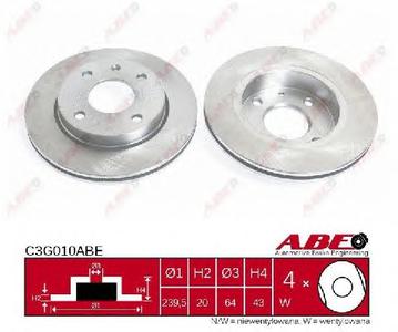 Тормозной диск ABE C3G010ABE