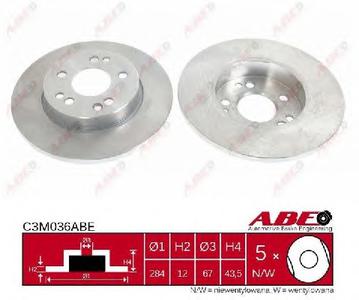 Тормозной диск ABE C3M036ABE