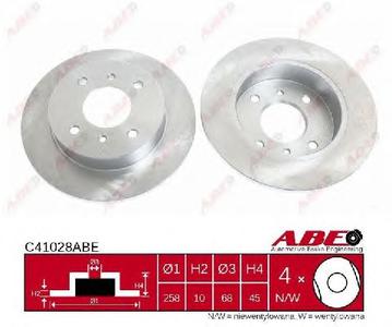 Тормозной диск ABE C41028ABE