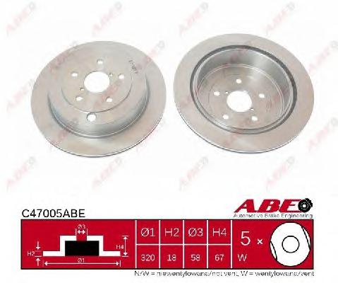 Тормозной диск ABE