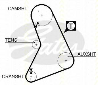 Комплект ремня ГРМ TRISCAN