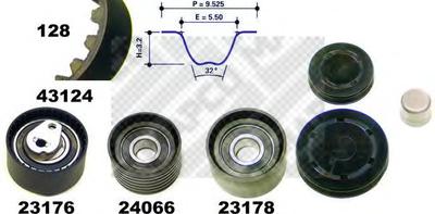 Комплект ремня ГРМ MAPCO 23125
