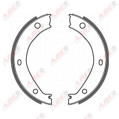 Комплект тормозных колодок, стояночная тормозная система ABE