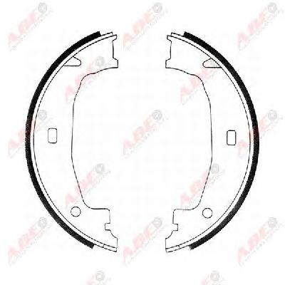 Комплект тормозных колодок, стояночная тормозная система ABE