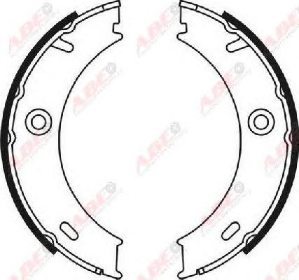 Комплект тормозных колодок, стояночная тормозная система ABE