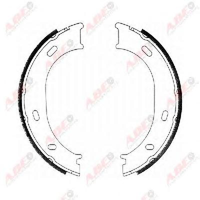 Комплект тормозных колодок, стояночная тормозная система ABE