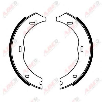 Комплект тормозных колодок, стояночная тормозная система ABE