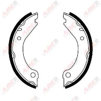 Комплект тормозных колодок, стояночная тормозная система ABE