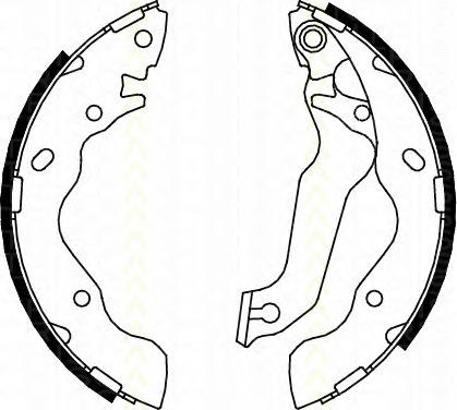 Комплект тормозных колодок TRISCAN
