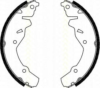Комплект тормозных колодок TRISCAN 810080002