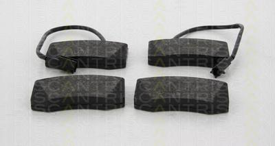 Комплект тормозных колодок, дисковый тормоз TRISCAN 811012018