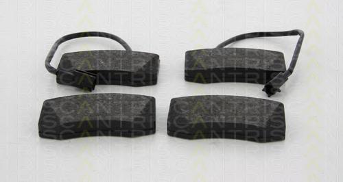 Комплект тормозных колодок, дисковый тормоз TRISCAN