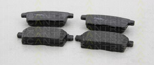 Комплект тормозных колодок, дисковый тормоз TRISCAN