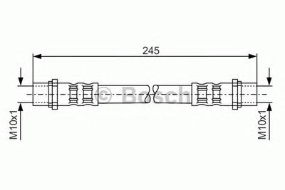 Тормозной шланг BOSCH 1987476904