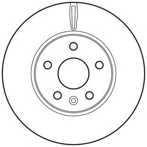 Тормозной диск JURID 562642JC