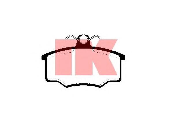 Комплект тормозных колодок, дисковый тормоз NK