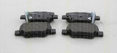 Комплект тормозных колодок, дисковый тормоз TRISCAN 811013108