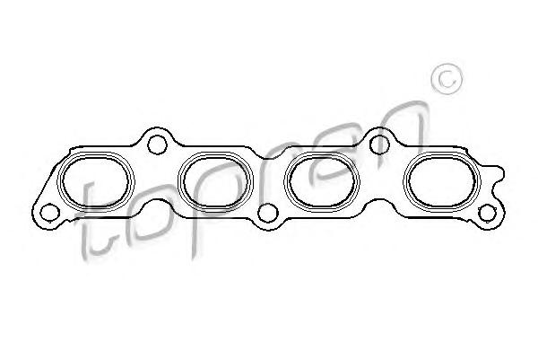 Прокладка, выпускной коллектор TOPRAN