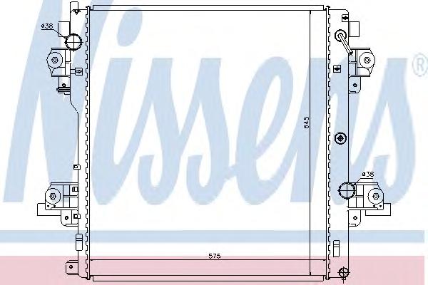 Радиатор, охлаждение двигателя NISSENS