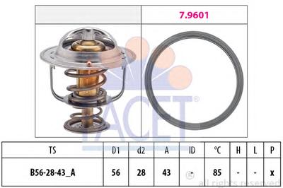 Термостат, охлаждающая жидкость FACET 7.8650