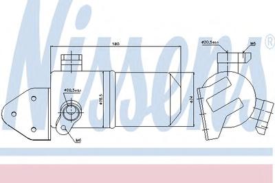 Осушитель, кондиционер NISSENS 95433