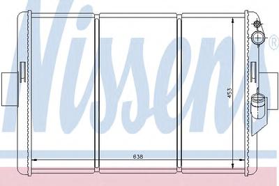 Радиатор, охлаждение двигателя NISSENS 62288