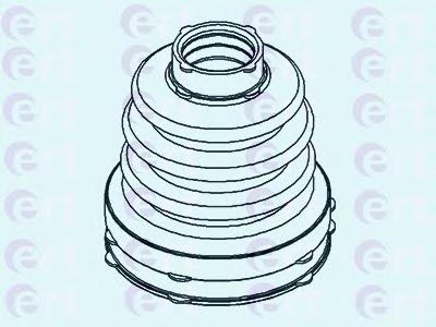 Комплект пылника, приводной вал ERT