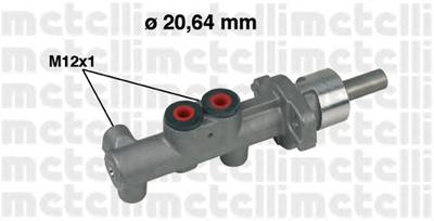 Главный тормозной цилиндр METELLI 05-0400