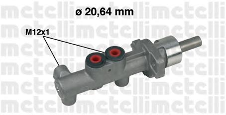 Главный тормозной цилиндр METELLI