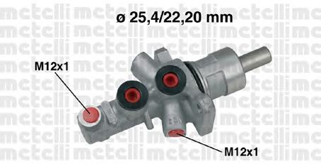Главный тормозной цилиндр METELLI