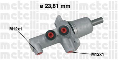 Главный тормозной цилиндр METELLI 05-0617