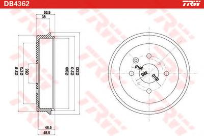 Тормозной барабан TRW