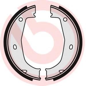 Комплект тормозных колодок, стояночная тормозная система BREMBO S06 508