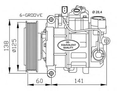 Компрессор, кондиционер NRF 32512